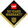 GAF 50 Years Warranty