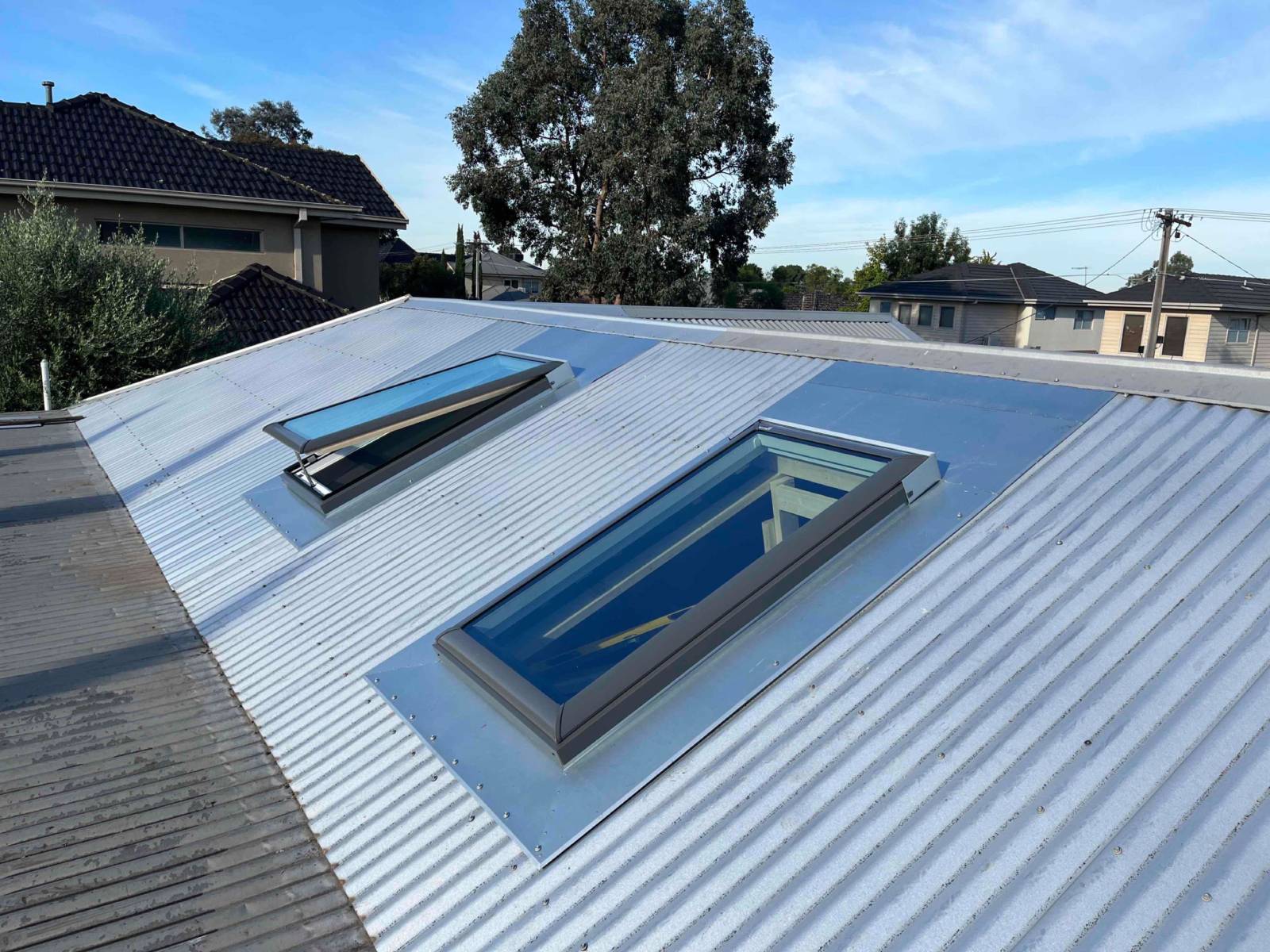 Skylights-installation